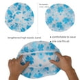 thumbnail image 7 of Uralili 4 Pack Large Shower Caps For Women Reusable Waterproof Hair Cap, 7 of 7