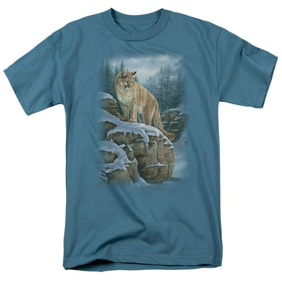 Wildlife - Misty Canyon Cougar - Short Sleeve Shirt - XX-Large