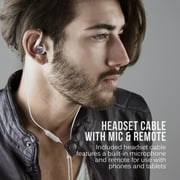 MEE audio M6 PRO In Ear Monitor Headphones for Musicians, 2nd Gen Model With Upgraded Sound, 2 Cords