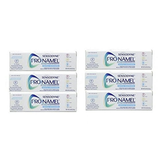 Sensodyne Pronamel Toothpaste, Gentle Whitening, Alpine Breeze Travel Size 0.8 Ounce (Pack Of 6)