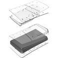 thumbnail image 2 of Console Case Replacement for PS5 Slim Disc/Digital Edition Hard Faceplate Gaming Accessory Transparent Protector Cover, 2 of 4