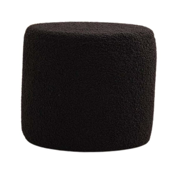 Foot Rest Stool Stylish Ottoman Footstools Ottomans for Home Bedside Doorway Black