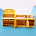 thumbnail image 4 of 1:12, muebles de en miniatura de plástico, suministros de paisaje, decoración de la habitación para hogar del dormitorio Lavaplatos Yotijar Mueble de TV de casa de muñecas, 4 of 7