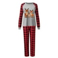 thumbnail image 2 of Aloohaidyvio Ekouaer Family Christmas Pajamas Matching Sets Long Sleeve Couple Pjs Holiday Sleepwear Soft Loungewear, 2 of 6