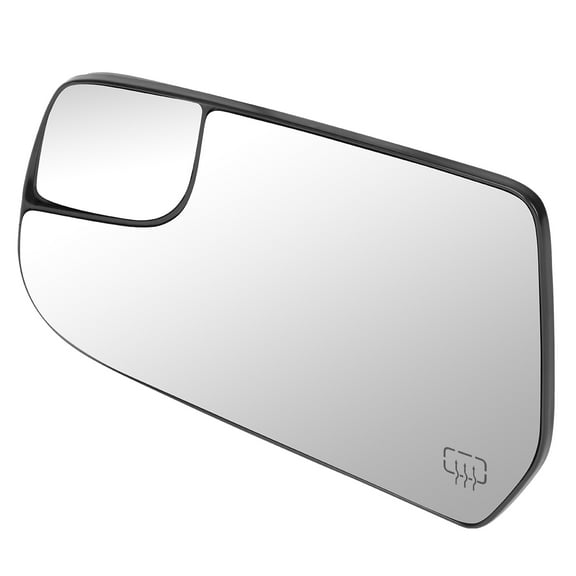 DNA Motoring OEM-MG-0304 For 2010 to 2017 Chevy Equinox GMC Terrain Factory Style Driver / Left Heated Mirror Glass Lens w/ Spotter 11 12 13 14 15 16