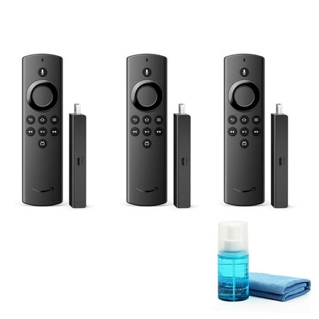 Fire TV Stick Lite with Alexa Voice Remote Lite (no TV controls) | HD streaming device (3 Pack)
