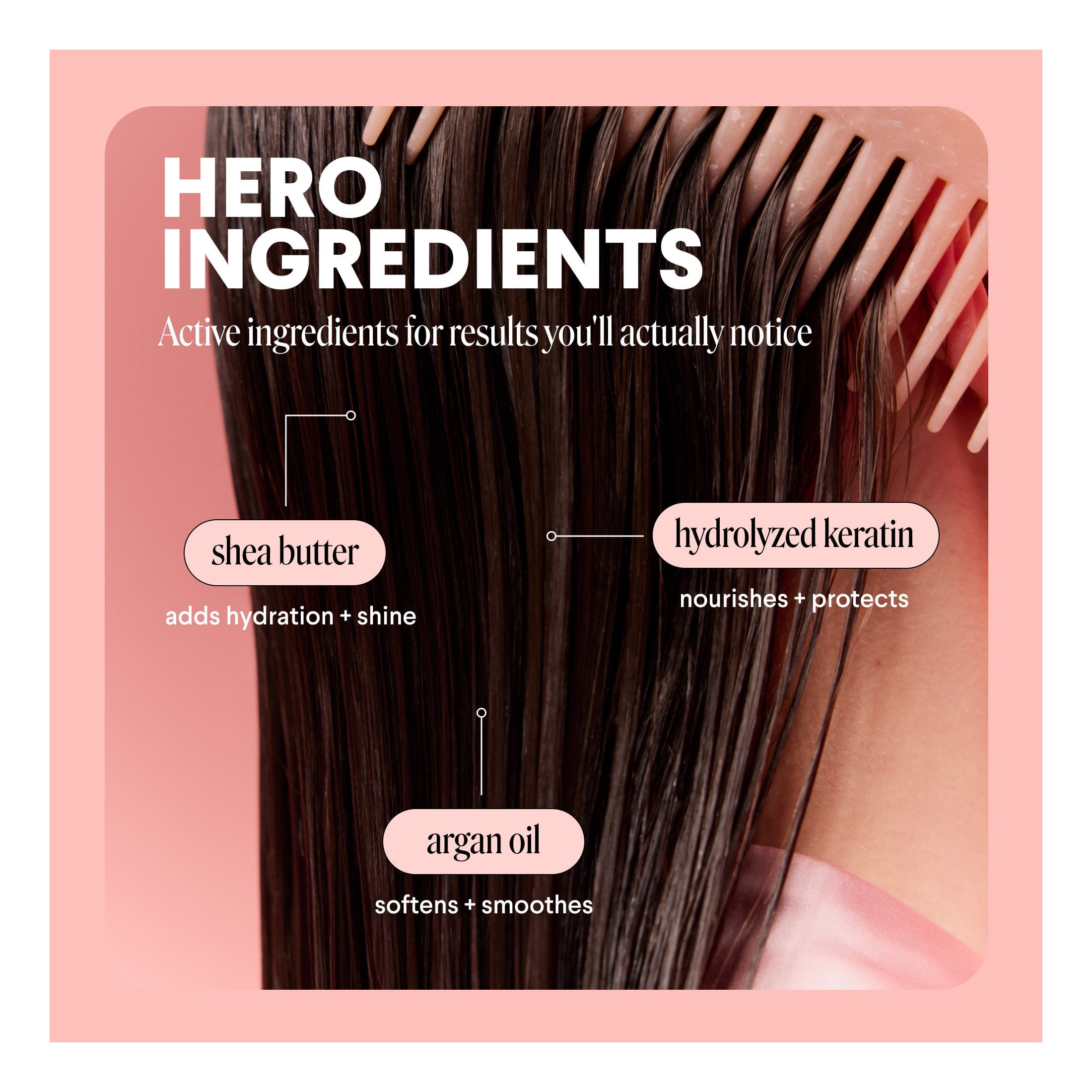 MONDAY Haircare Deep Moisture Hair Mask, Strength Dry Damaged Hair, Keratin Shea Butter 8.4 fl oz