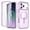 Clear Purple, variant on JETeacka Magnetic for iPhone 17 Pro Max Case 6.9" Full-Body Phone Case Built-in Screen Protector Compatible with Mag-Safe Drop Proof, Clear Blue