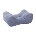 thumbnail image 2 of Lipstore Back Support Cushion Soft PP Cotton Filling Waist Support Back Support Pillow Blue, 2 of 8