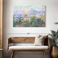 thumbnail image 3 of Elephant Stock Palm Trees At Bordighera 1884 Wall Art - Horizontal Canvas Wall Art - Living Room Wall Decor - Nature Canvas - Gray And Pink Decor By Claude Monet - 45" x 30", 3 of 8