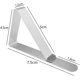 thumbnail image 3 of 14 Piezas Clips de Mantel Plateados Clips de Mantel Inoxidable, 3 of 5