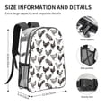 thumbnail image 4 of Sikiie Funny Chicken Clear Backpack, Transparent Bookbag for School for Women Men, Capacity Clear Bag for College, Travel, 4 of 7