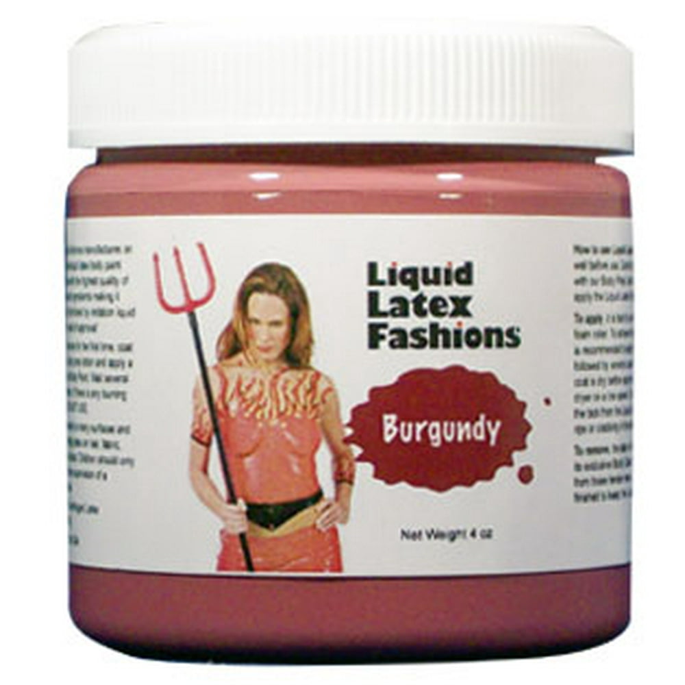 32oz Burgundy Liquid Latex *Ammonia Free* Body Paint