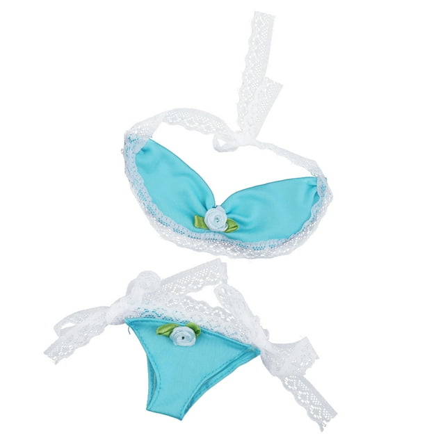 Ropa de muñecas Zulema Traje de Baño Azul 1/3 Accesorios