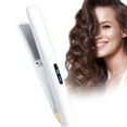 thumbnail image 2 of Xihbxyly Plancha de Pelo Inalámbrica, Minirizador Portátil, Herramienta de Calor Recargable Por Usb, Temperatura Ajustable a 190 °C, Ideal para Viajes, Negocios y Exteriores, Solución de Peinado para, 2 of 7
