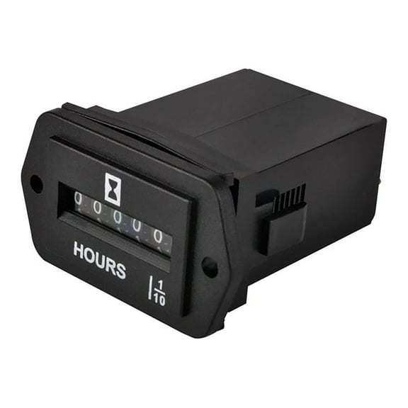 Runleader HM002 AC LCD Hour Meter Gauge Date Storage for Golf Cart Forklift Power Equipment Etc