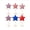 multicolor#150, variant on Patriotic Star Decorations, Independence Day Table and Desk Ornaments, 4 Styles, Fabric with Wooden Stands, Festive Holiday Home Decor, No Assembly
