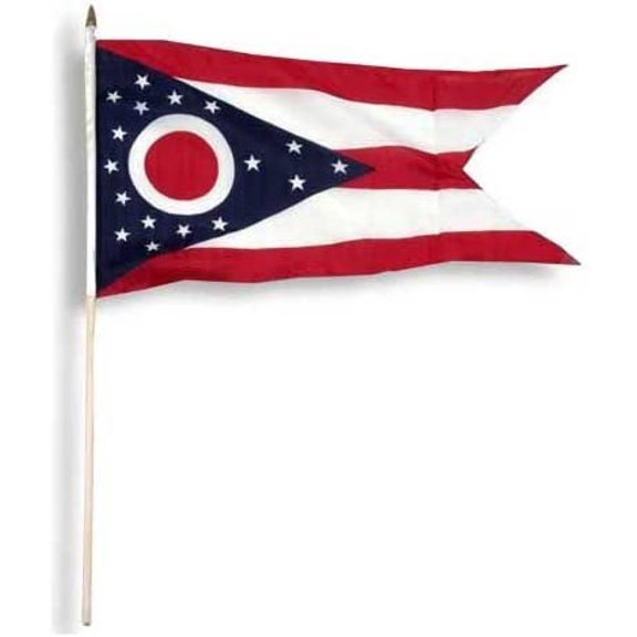 Ohio Flag 12 x 18 inch, 1 PK