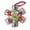 Green, variant on Snowflake Embroidered Wool Christmas Ornament, Mulitcolor - Peru Artisan Fair Trade