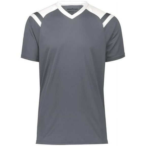 High Five 322971.R04.S Youth Sheffield Jersey, Graphite & White - Small