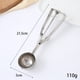 thumbnail image 3 of Zhuge Juego de cucharas para helado, 3 piezas de acero inoxidable, incluye gatillos para cucharas de helado de tamaño grande, mediano y pequeño, cuchara para melón (cuchara para galletas), 3 of 4