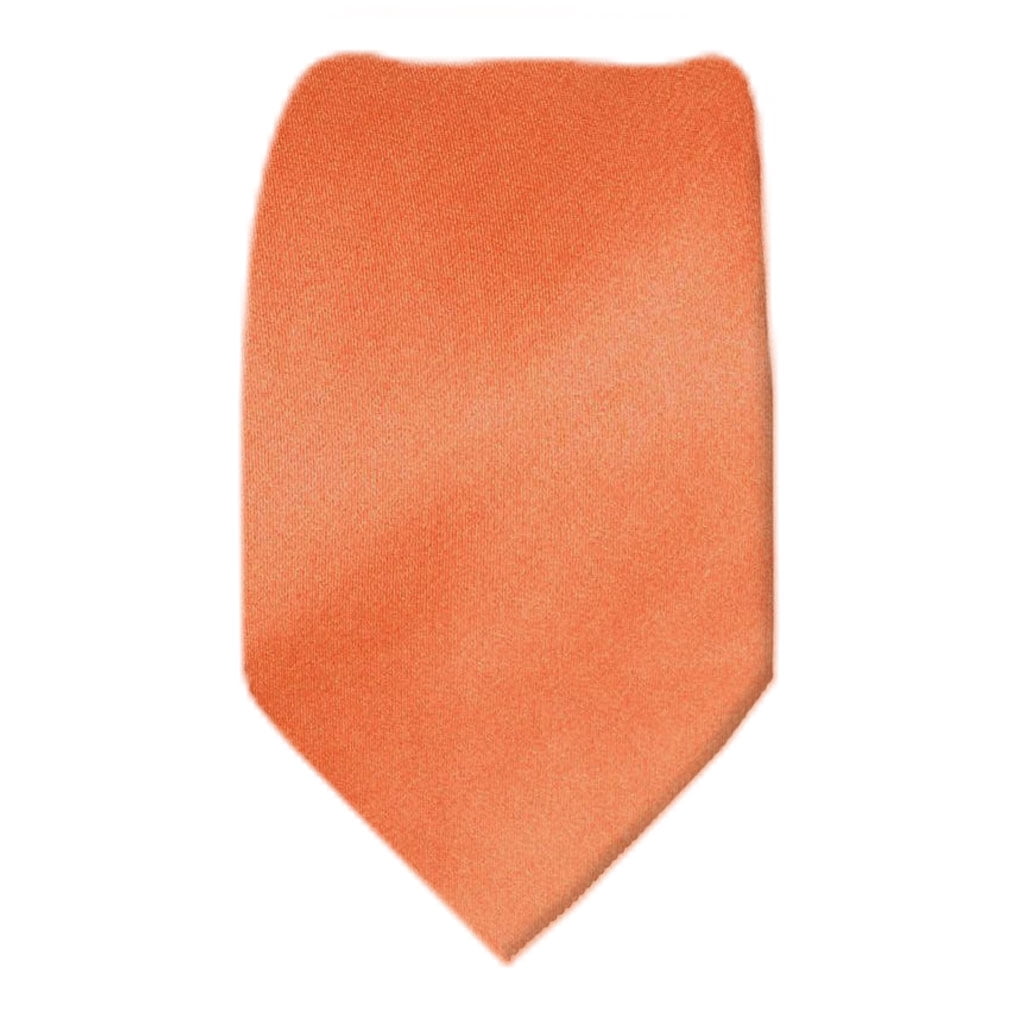 Men’s Extra Long Necktie & Hankie Satin Set Big & Tall Plus Size Solid Colors 