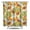 Tropic, variant on Exotic Cultural Boho Mandala Bathroom Curtain, Artistic Floral Paisley Pattern, 84x72 Inch Waterproof Quick-Dry Fabric