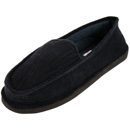 Bright Men's Corduroy House Slippers - Walmart.com