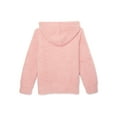 thumbnail image 2 of Miss Chievous Girls Sequin Critter Faux Sherpa Pullover Hoodie, Sizes 4-16, 2 of 3