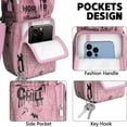 thumbnail image 4 of Insulated Halloween Ghostface Water Bottle Carrier Bag Sleeve with Strap Crossbody for 20/24/32/40oz Tumbler,Horror Spooky Water Bottle Holder Sling Bag with Pocket Gifts for Women Men Adults, 4 of 7