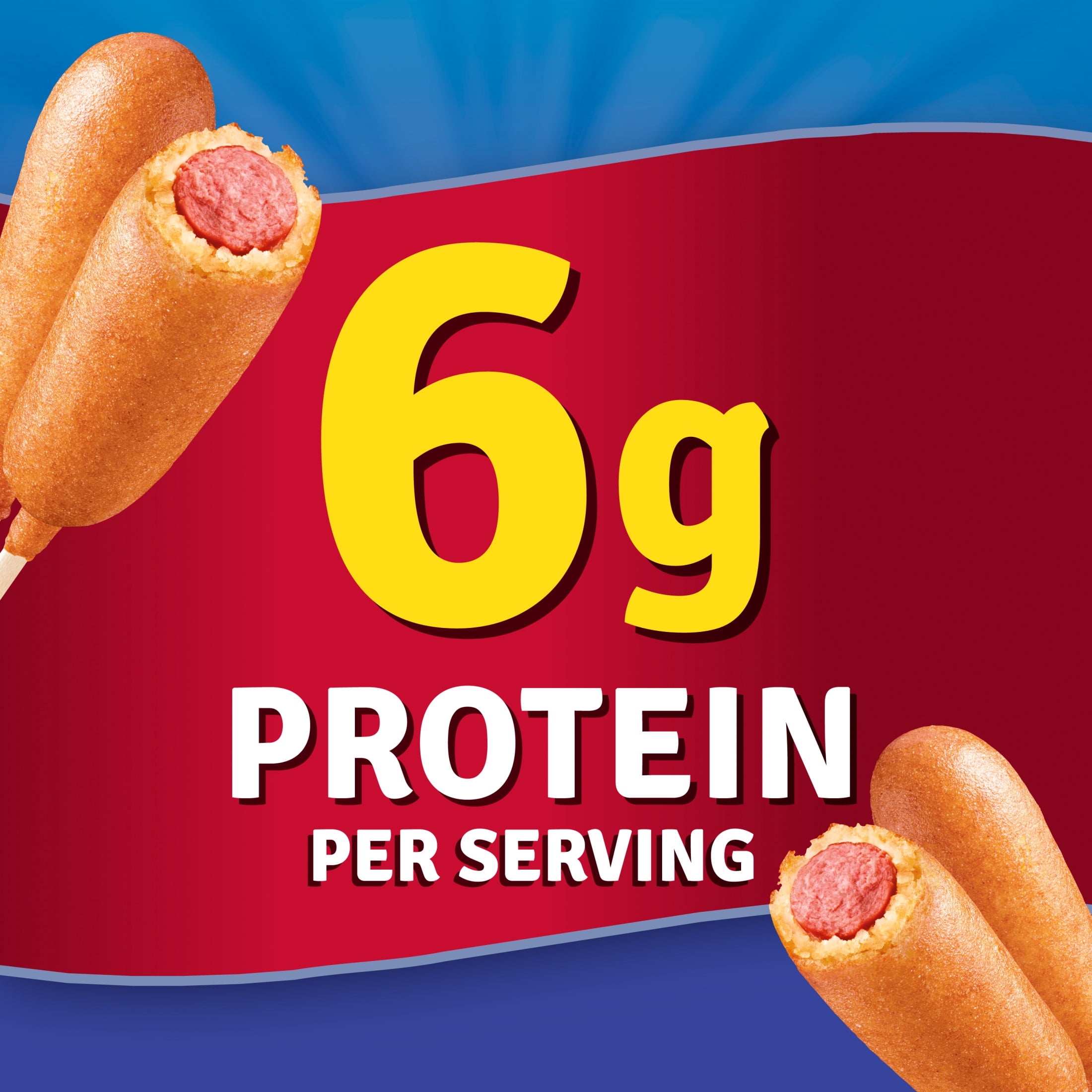 State Fair Beef Corn Dogs with Honey Sweetened Batter, 13.35 oz, 5 Count (Frozen)