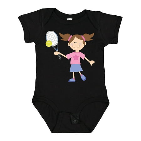 

Inktastic Tennis Girl Girls Baby Bodysuit