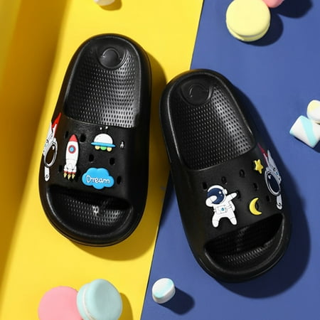 

Tejiojio Sandals Clearance Children s Slippers Boys And Girls Baby Cute Soft Bottom Slippers Bathroom Non-slip