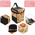 thumbnail image 2 of Shell Foldable Car Trash Bin with Lid, Leak-proof Hanging Storage Bag - Mini Trash Can for Car, 2 of 6