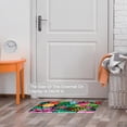 thumbnail image 5 of Small Washable Kitchen Rug, Tropical Summer Doodle Colorful Pattern Indoor Door Mats for Entryway, Non Slip Area Rug Floor Carpet for Entrance Bathroom Bedroom, 5 of 7