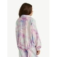 thumbnail image 2 of Justice Girl's Track 1/2 Zip Jacket, Sizes XS - XLP, 2 of 6