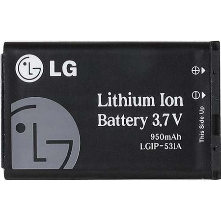 LG LGIP-531A OEM Cell Phone Li-Ion 3.7V Battery 950mAh 3.6Wh EAC61700101, SBPL0090503