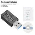thumbnail image 7 of USB Wifi Adapter for PC/Desktop/Laptop, 1300M Dual Band 5G /2.4G USB 3.0 WiFi Dongle Wireless Network Adapter Fit for Windows 10/8/8.1/7/XP/11, Mac OS, 7 of 7