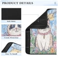 thumbnail image 4 of ALAZA Cat in Flowers Car Seat Belt Adjuster Neck Covers Shoulder Cushions Pads S, 4 of 8