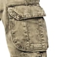 thumbnail image 4 of Pantalones de Trabajo de Tamaño Mayor Pantalones Cortos de Algodón Deportivos Sueltos, Pantalones Casuales de Cinco Cuartos con Múltiples Bolsillos, 4 of 6