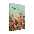 thumbnail image 2 of Sylvie Demers 'Learning To Fly (Blue Sky)' Outdoor Canvas 19x12, 2 of 5