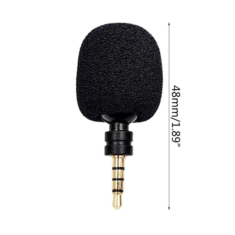 AOOOWER Mini Microphone Bendable Flexible 3.5mm Jack Aux Mono