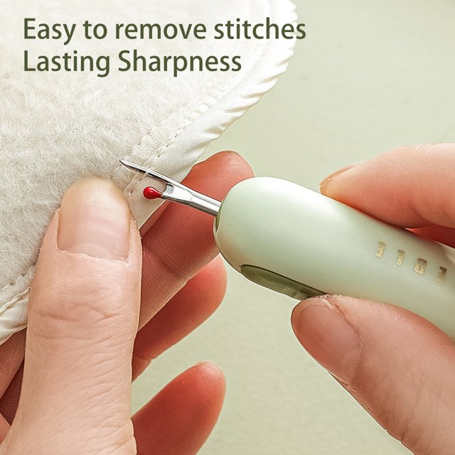 YAOMOBB Portable Sewing Tool Threader Seam Remover 3Pcs Easy to Use 2 in 1 Dual Ended Telescopic Storage Threading And Seam Removal Tool Hand Sewing