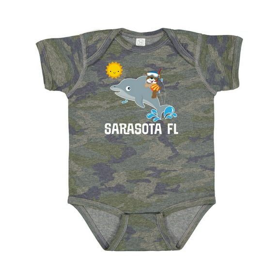 Inktastic Sarasota Florida Vacation Boys or Girls Baby Bodysuit