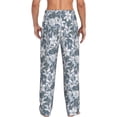 thumbnail image 3 of Xecao Lilies Flowers Men's Straight Lounge Pajama Pants: The Ultimate in Comfortable Sleepwear, 3 of 9