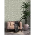 thumbnail image 4 of Holden Decor Deer Woods Sage Green Wallpaper, Woodland Deer Forest Scene Design, Paste-the-Paper Wallpaper Roll, 21in x 33 ft (56 sq ft Coverage), 4 of 6