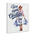 thumbnail image 4 of Born Again Christian Cowgirl Canvas Wall Art, design by Amanda Greenwood, 4 of 8