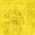 thumbnail image 1 of Ahgly Company Indoor Square Abstract Yellow Modern Area Rugs, 5' Square, 1 of 4