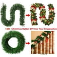 thumbnail image 5 of HPMRCR Artificial Christmas Garland, 10 Feet Green Pine Garland for Holiday Indoor Outdoor Decoration Christmas and Halloween Home Decorations, 5 of 9