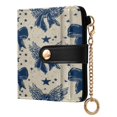 thumbnail image 2 of Small Wallet For Women Bifold Leather Pocket Coin Credit Card Holder With RFID Blocking Angel Wings Bows, 2 of 6